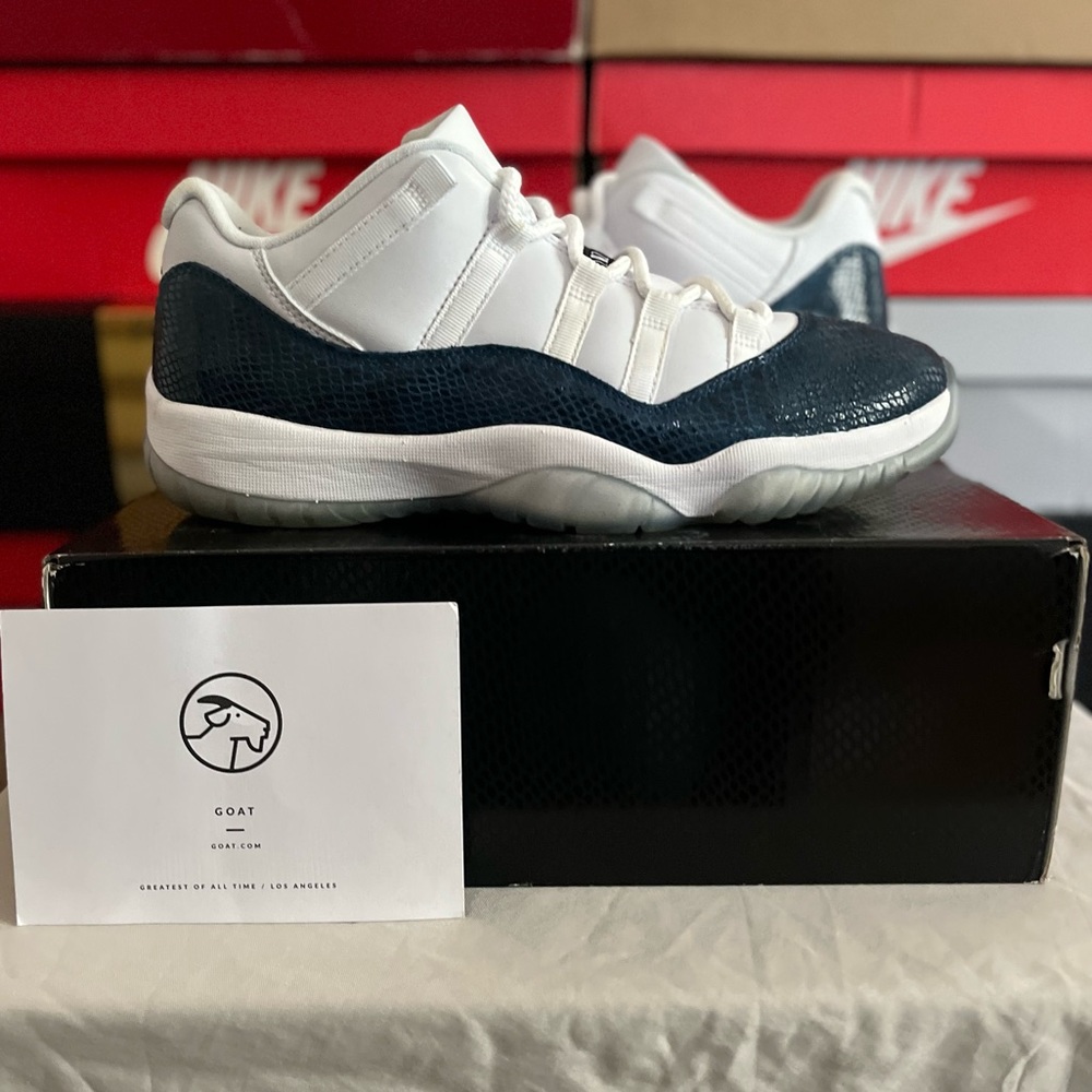 Air Jordan 11 Retro Low “Snake Navy”
